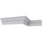 Ekena Millwork 2 3/8"H x 1 5/8"P x 2 7/8"F x 94 1/2"L Robin Smooth Crown Moulding MLD02X02X03RO - alternate 5